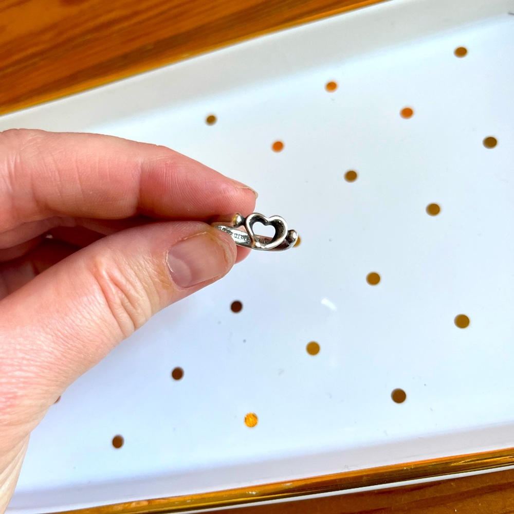 authentic tiffany’s elsa peretti heart ring